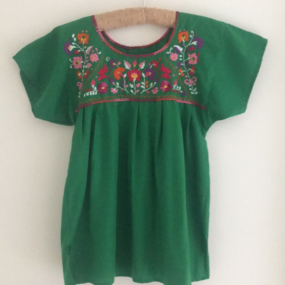 Embroidered blouse- fits like S/M